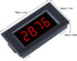 Mini Digital DC Voltmeter, 79x43x24 mm 4 Digit Voltage Tester Meter with Red LED Display Panel for Measure Various Battery Voltages(DC 500mV/1V/2V...