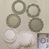 Metal Die Cuts Set Include 4 Different Patterns Round Lace Flower Border Cutting Dies Cut Stencils for Scrapbooking Photo Album Decorative Embossi...