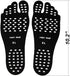 Beach Foot Pads Barefoot Adhesive Invisible Shoes Stick on Foot Pad Stickers Stick on Soles Anti-Slip Waterproof Silicone Unisex Footing Pad for S...