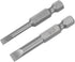 uxcell 4mm and 6mm Magnetic Slotted Screwdriver Bit Set, 1/4" Hex Shank 2" Length S2 Power Tool, 15-Piece...