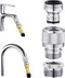 Sink Faucet Quick Connector,Faucet Adapter for Sink Connection Shower Hose/Garden Hose/Portable Washing Machine,Pet Bathing?Chrome....