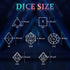 Metal D&D Dice Set, HNCCESG Polyhedral DND Dice for Role Playing Dungeons and Dragons Pathfinder RPG MTG Board Games Tabletop Gaming Shadowrun War...