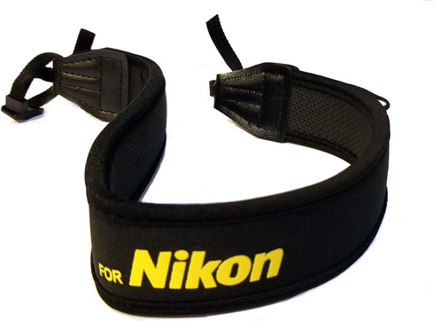 Fotasy Professional Neoprene Neck Strap for Nikkor Cameras, Camera Neck Strap Compatible with Nikon D5 D4 D3 DS850 D810 D800 D750 D7500 D7300 D720...