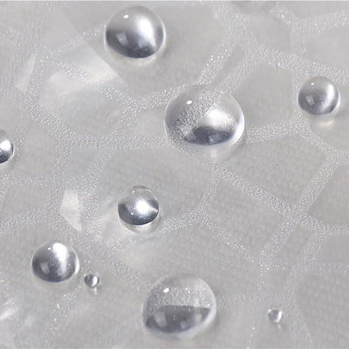 AooHome Clear EVA Shower Curtain Liner, 3D Water Cube Shower Curtain with Bottom Magnets, Heavy Duty, 72x72 Inch, Semi Transparent...
