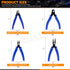 4Pcs Jewelry Pliers Tool Assortment Kit, Jewelry Bead Crimping Pliers, Flush Cutter Jewelry, Split Ring Pliers and Wire Cutter Tool for Beading Ne...