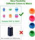 Simthread 100pcs Embroidery Thread Holder Upgraded Spool Huggers Thread Spool Holder for Embroidery Machine Thread, Sewing, Quilting - Keep Thread...
