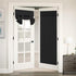 Flamingo P Blackout Window Curtains, French Door Curtains, Solid Black Energy Efficient Patio Door Drapes, 1 Panel, 26 x 68 Inches...