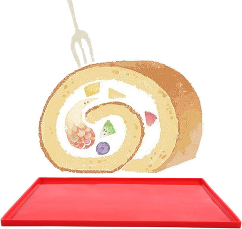 Baking Mat, Swiss Cake Roll, Luck Love Non-Stick Silicone Oven Pads Cake Roll Mat Baking Sheet, Multifunction Table Mat Anti-hot Pad Bakeware Baki...