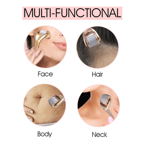 Microneedling Roller 0.25mm - Skincare Tool for Home Use, Suitable for Men and Women...