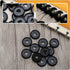 Operitacx Binder Ring 25pcs Loose Leaf Binder Discs Discbound Expansion Discs Heart Binder Rings for for Extra Pages Notes Artwork Notebooks and P...