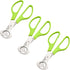 Calary 3Pcs Quail Egg Cutter Scissors Kitchen Egg Shears Tool (Green)...