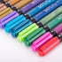 ZEYAR Dual Tip Acrylic Paint Pens 12 Metallic Colors, Board and Extra Fine Tips, Patented product, Water Based Acrylic & Waterproof Ink (12 Metall...