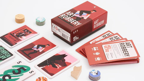 Art Robbery Card Game - Strategic Heists and Cunning Thieves! Fun Family Game for Kids and Adults, Ages 8+, 2-5 Players, 20 Minute Playtime, Made...