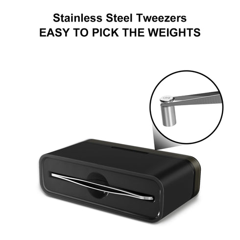 Calibration Weights 210g,9 PCS High Precision Scale Calibration Weight Kit,1g 2g 5g 10g 20g 50g 100g Calibration Weight with Stainless Tweezers fo...