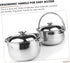 Stainless Steel Cooking Pot Stainless Steel Mixing Bowls Steamer Pot Stainless Steel Cookware Mixing Pot Handle Soup Pot Handheld Mixing Bowl Pot ...