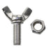 6pcs M8 1.25x20mm Stainless Steel Butterfly Screws with 6pcs Nuts Hand Tighten Toolless Adjust Bolt Butterfly Wing Head Thumb Screws...
