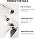 Garden Trowel Hand Shovel, Stainless Steel Gardening Tools for Transplanting Weeding Moving and Smoothing Digging Planting...