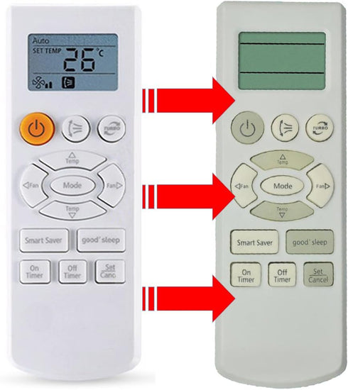 Generic Replacement Air Conditioner Remote Control for Samsung Db93-07073a Db93-08808b Db93-07073b...