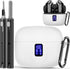 ?with LED Display Window? Case for TAGRY X08 Wireless Headphone, Earbuds Case Cover Compatible with TAGRY X08 Wireless Headphone, Silicone Protect...