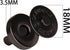 Mini Skater Round Magnetic Snaps Bag Button Clasps Closure Purse Handbag with Washer Nickel? 6-Pack (18mm, Black)...