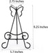 Garden Stone Stand,Garden Stone Easel,Stone Display Stand, Iron Display Stand (Set of 1)...
