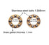 Pocket Knife Pivot pin Flat washers,EDC Knives Stud Pin Brass Gasket Washer Bearing Shim (4.3mm)...