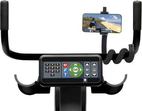 Uogw Stroller Phone Holder for Parent and Baby,Universal 20inch Length Flexible Gooseneck Phone Stand for Stroller,Treadmill,Spin Bike,Shopping Ca...
