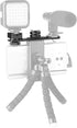 ChromLives Hot Shoe Extension Bar Mount, Cold Shoe Extension Flash Bracket, Dual Straight Mount Flash Bracket Compatible with Nikon Canon Sony Oly...