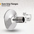 F-25350-25 3/8 inch IPS Sure Grip Flange Escutcheon Plate for Steel Tubing, Shallow, Chrome (Pack of 25)...