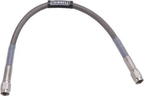 Edelbrock/Russell 656020 Competition Straight -3AN to Straight -3AN Brake Hose - 12"...
