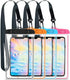 Waterproof Phone Pouches, Universal Fit, Clear, 2 Pack (Green)...