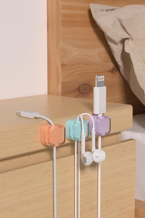 Magnetic Cable Clips, Home Multipurpose Cable Management for Car and Office Supplies, Self Adhesive Cable Organizer Clip. Magnetic Cable Holder (6...