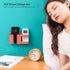 D3 Wall Mount Phone Holder, Punch-Free Wall-Mounted Mobile Phones Charging to Stand, Sticky Remote Control Storage Box Bedside Lazy Mobile Phone R...