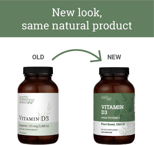 Vegan Vitamin D3 5000 iu Supplement - Pure, High Potency D3 Vitamin 5000 iu Supplements For Immune Health & Strong Bones Support - Vitamin D 5000 ...