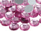 18mm Flat Back Round Acrylic Rhinestones Jewels Plastic Gems Embelishments for Cosplay/Costumes Jewelry Making - 30 Pieces (Pink Lt A03)...