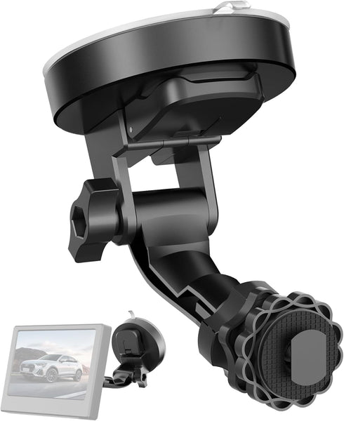 Backup Camera Monitor Mount,(7/9 inch) Large Dual Suction Cup Reverse Camera Monitor Mount,Windshield Holder for Rear View Monitor,Car Display Mon...
