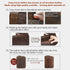 Genuine Leather Tooling Sheets 1.8-2.0MM Thick Genuine Top Full Grain Oil Tan Crazy Horse Cowhide Leather Sheets for Crafts Tooling Sewing Wallet ...