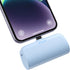Mini Portable Charger Power Bank for iPhone,5200mAh Phone Charger, Ultra-Compact PD Fast Charging Battery Pack Compatible with iPhone 14/14 Plus/P...