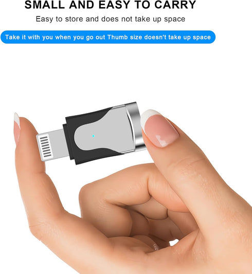 esbeecables Mini Lightning to USB 3.0 Camera Adapter for iPhone, iPad, and Other Apple Devices......