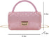 Fashion Candy Color Jelly Crossbody Bag for Women Girls Transparent Satchel Shoulder Handbag with Beaded Top Handle...