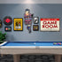 Video Game Room Accessories and Decor Retro Arcade Tin Signs Billiard Theater Powder Room Wall Decor Home Gaming Art Poster Gamer Decorations 8×12...