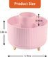 Desk Pencil Pen Holder, 5 Slots 360°Degree Rotating Pencil Pen Organizers for Desk, Desktop Storage Stationery Supplies Organizer, Cute Pencil Cup...