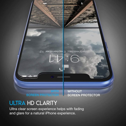 Screen Protector for Apple iPhone 11 and iPhone XR - 3 Pack (w/Installation Frame) Tempered Glass Screen Protector Compatible iPhone 11 / iPhone X...