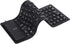 Pissente Foldable Silicone Keyboard, Fully Sealed Design Lightweight 85 Keys Portable Silent Soft Comfortable USB Wired Silicone Keyboard for Lapt...