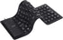 Silicone Folding Keyboard Portable Soft Keyboard Kit, USB Wired Silicone Keyboard for PC 85 Keys Standard Keyboard Light Weight Silent and Soft Fl...