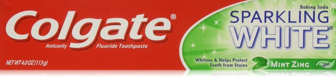 Colgate Sparkling White Mint Zing Gel Toothpaste, 4 Ounce...