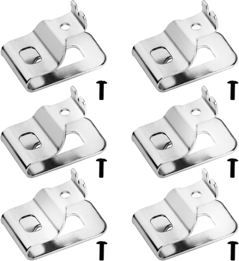 Belt Clips for Dewalt 20V Tool, Dewalt clip 6pcs Replacement Belt Hook Clip for Dewalt 20V Max Tools, 304 Stainless Steel Drill Belt Clips for Dew...