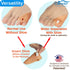 Chiroplax Tailor's Bunion Corrector Pads Bunionette Pain Relief Pinky Little Toe Straightener Separator Cushion Splint Protector Shield Spacer Cov...