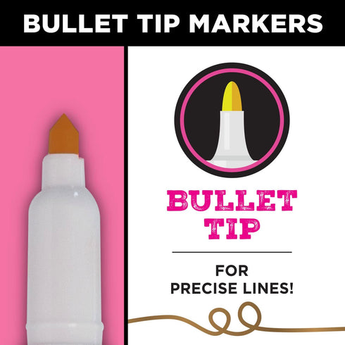Tulip Fashion Markers 33613 Mrkt Multi Opaque 2Pk Metallic, As Detailed...