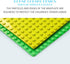 Baseplate 17.5''x8.8'' for Building Bricks 100% Compatible with All Major Brands, Square 56x28 Landscape Open-Ended Imaginative Play Kids Aged 3 a...
